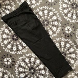 Chaps Boys size 7R dark gray dress pants
